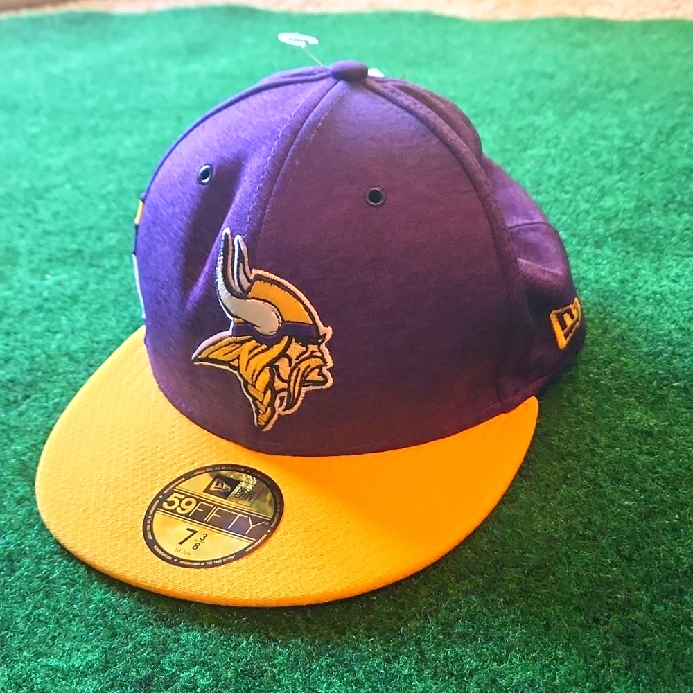 Minnesota Vikings New Era NFL Sideline Home Official 59FIFTY Fitted Hat Purple